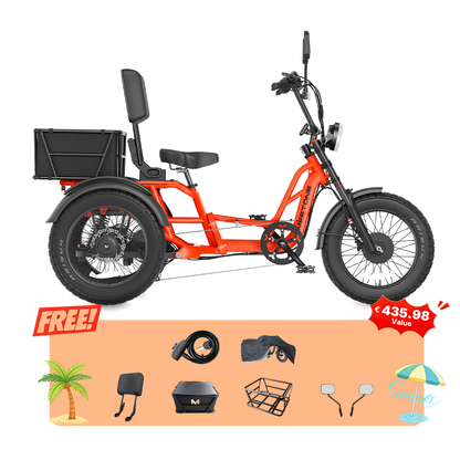 Meet One Tour 2.0 Dual Motor Electric Trike
